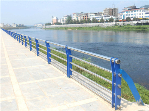延边不锈钢桥梁防撞护栏 河道景区景观防撞桥梁护栏